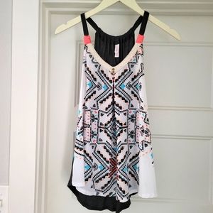 Aztec Geometric racerback tank